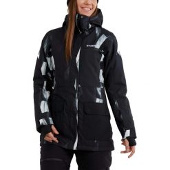 Kurtka narciarska damska Poplar Jacket. Białe kurtki narciarskie FUNDANGO, na zimę, xs, bez wzorów, bez kaptura, narciarskie. Za 629.90 zł.