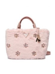 Guess Torebka HWWE81 43220 Różowy. Czerwone torebki klasyczne Guess, z aplikacjami, z materiału, bez dodatków. Za 719.99 zł.