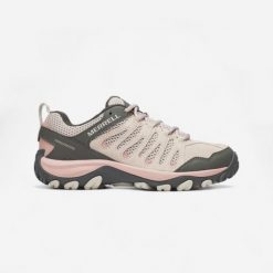 Buty turystyczne damskie Merell Crosslander 3. Brązowe trekkingi Merrell, bez wzorów, z kauczuku, bez zapięcia, trekkingowe. Za 329.99 zł.