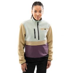 Damska bluza polarowa ze stójką Siroko Vinicunca-W Olive Green. Zielone bluzy bez kaptura SIROKO, xl, bez wzorów, z materiału, bez kaptura. Za 211.00 zł.