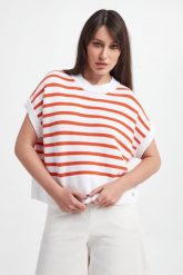 Sweter damski w paski JOOP!. Swetry Joop!, xs, bez wzorów, bez ramiączek. W wyprzedaży za 501.75 zł.