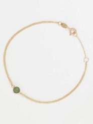 L instant d Or Złota bransoletka "Yves" z ametystem rozmiar: onesize. Żółte bransoletki L instant d Or, z ametystem, złote. Za 817.99 zł.