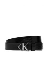 Calvin Klein Pasek Ck Buckle Glossy Strap 25M LV04F7122G Czarny. Czarne paski Calvin Klein, bez wzorów, ze skóry. Za 249.99 zł.