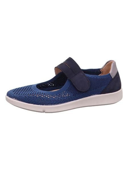 Legero Baleriny "Lucca" w kolorze granatowym rozmiar: 37. Niebieskie baleriny Legero, bez wzorów, z materiału, bez obcasa, bez zapięcia. Za 244.95 zł.