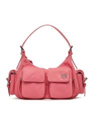 Pinko Torebka Cargo Bag PE 24 PLTT 102794 A1J4 Różowy. Czerwone torebki klasyczne Pinko, bez wzorów, z materiału, bez dodatków. Za 699.99 zł.