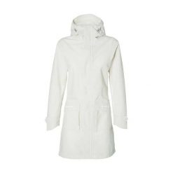 Wodoodporna parka dla kobiet Basil mosse. Białe płaszcze BASIL, s, bez wzorów, z materiału, klasyczne, bez kaptura. Za 489.10 zł.