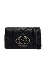LOVE MOSCHINO Torebka JC4043PP1PLF1000 Czarny. Czarne kopertówki Love Moschino, bez wzorów, ze skóry, wizytowe, bez dodatków. Za 789.99 zł.