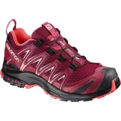 Salomon buty turystyczne Xa Pro 3D W Beet Red/Cerise./Black 37,3. Czarne buty do biegania Salomon, bez wzorów, bez zapięcia, do biegania. W wyprzedaży za 408.00 zł.