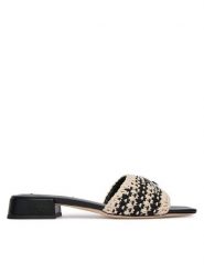 KARL LAGERFELD Klapki Petalo II KL80701C Czarny. Czarne klapki KARL LAGERFELD, bez wzorów, z materiału, bez obcasa, bez zapięcia. Za 779.99 zł.