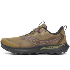 Buty Do Biegania Saucony Peregrine 15 Dorosłych. Brązowe buty do biegania Saucony, bez wzorów, bez zapięcia, do biegania. W wyprzedaży za 590.35 zł.