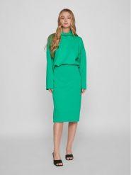 Vila Spódnica midi 14088386 Zielony Relaxed Fit. Zielone spódnice Vila, l, bez wzorów, z syntetyku, midi. Za 79.99 zł.