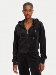 Juicy Couture Bluza Iccle JCWAS125308 Czarny Loose Fit. Czarne bluzy Juicy Couture, l, bez wzorów, z syntetyku, bez kaptura. Za 299.99 zł.