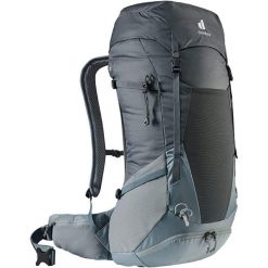 Plecak turystyczny Deuter Futura 34 EL dla wysokich - graphite/shale. Niebieskie plecaki Deuter, bez wzorów, bez dodatków. Za 652.99 zł.