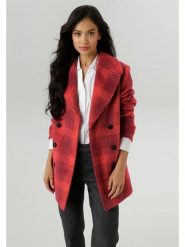 Aniston Kurtka przejściowa w kolorze czerwonym rozmiar: 40. Czerwone kurtki Aniston, bez wzorów, bez kaptura. Za 170.07 zł.