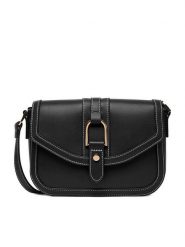 Beverly Hills Polo Club Torebka CEO-BHPC-C-014-09 Czarny. Czarne listonoszki Beverly Hills Polo Club, bez wzorów, z materiału, bez dodatków. Za 219.99 zł.