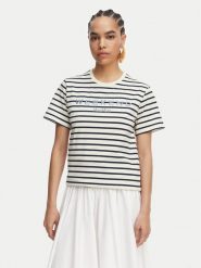 Weekend Max Mara T-Shirt Bora 2615971042 Granatowy Regular Fit. Niebieskie t-shirty Weekend Max Mara, m, bez wzorów, z bawełny, bez kołnierzyka, bez ramiączek. Za 529.99 zł.