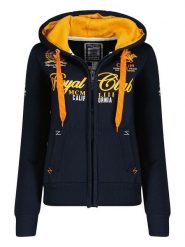 Canadian Peak Bluza "Fanilleak" w kolorze granatowym rozmiar: XXL. Niebieskie bluzy Canadian Peak, xxl, z aplikacjami, z bawełny, bez ramiączek, bez kaptura. Za 127.05 zł.