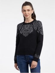 Orsay Sweter w kolorze czarnym rozmiar: M. Czarne swetry Orsay, m, bez wzorów, bez ramiączek. Za 65.89 zł.