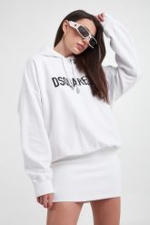 Sukienka dresowa DSQUARED2. Sukienki Dsquared2, xs, bez wzorów, z dresówki, bez kołnierzyka, bez ramiączek. W wyprzedaży za 1,819.35 zł.