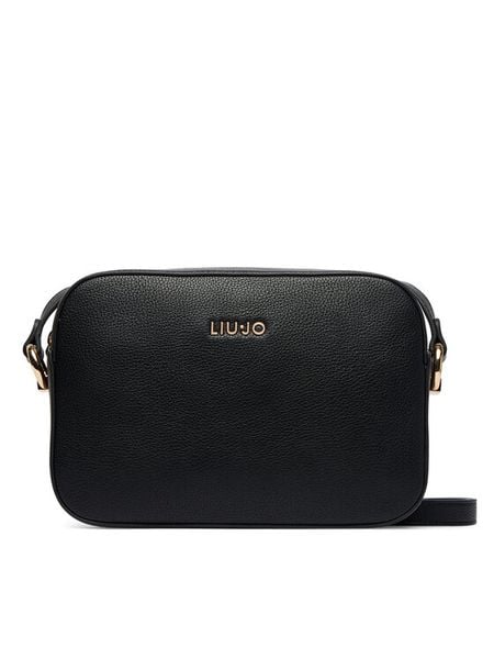 Liu Jo Torebka AF6211 E1019 Czarny. Czarne listonoszki Liu Jo, bez wzorów, ze skóry, bez dodatków. Za 429.99 zł.