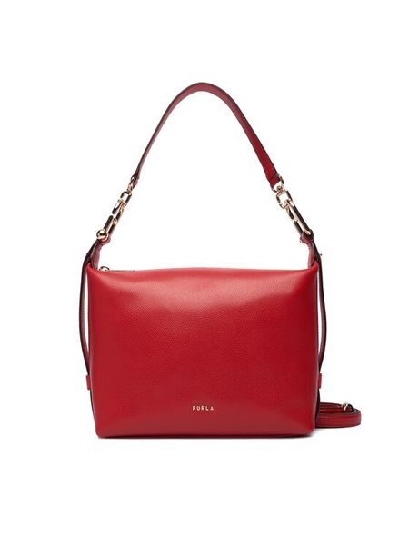 Furla Torebka Tonie Mini WE00877 A.0023 CN 4484S Czerwony. Czerwone torebki klasyczne Furla, bez wzorów, ze skóry, bez dodatków. Za 1,199.00 zł.