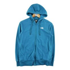 Second life - Bluza damska z kapturem rozpinana The North Face - Stan dobry. Niebieskie bluzy z kapturem The North Face, l, bez wzorów, z materiału, z kapturem, na fitness i siłownię. Za 127.76 zł.
