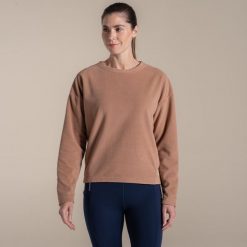 Sweter damski Craghoppers Miska. Brązowe swetry Craghoppers, bez wzorów, z wełny, bez ramiączek. Za 218.45 zł.