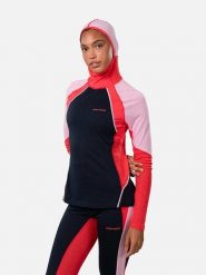 KARI TRAA Koszulka funkcyjna "Alma" w kolorze jasnoróżowo-czarnym rozmiar: M. Różowe t-shirty sportowe Kari Traa, m, bez wzorów, z materiału, bez ramiączek, outdoorowe. Za 153.71 zł.