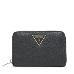 Duży Portfel Damski Guess. Czarne portfele Guess, z aplikacjami. Za 159.99 zł.
