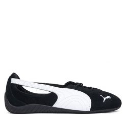 Baleriny Puma. Czarne baleriny Puma, bez wzorów, bez obcasa, bez zapięcia. Za 399.99 zł.