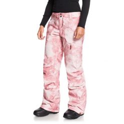 Spodnie narciarskie damskie Roxy Nadia 10K. Czerwone spodnie narciarskie Roxy, bez wzorów, z materiału, narciarskie. Za 326.49 zł.