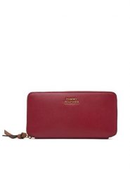 Tommy Hilfiger Portfel Th Leather Lrg Za Wallet AW0AW18941 Czerwony. Czerwone portfele Tommy Hilfiger, bez wzorów, ze skóry. Za 329.99 zł.