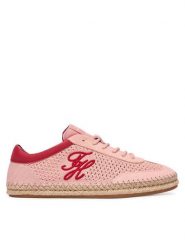 Tommy Hilfiger Espadryle Th Heritage Rope Sneaker FW0FW09406 Różowy. Czerwone espadryle Tommy Hilfiger, bez wzorów, z materiału, bez obcasa. Za 449.99 zł.