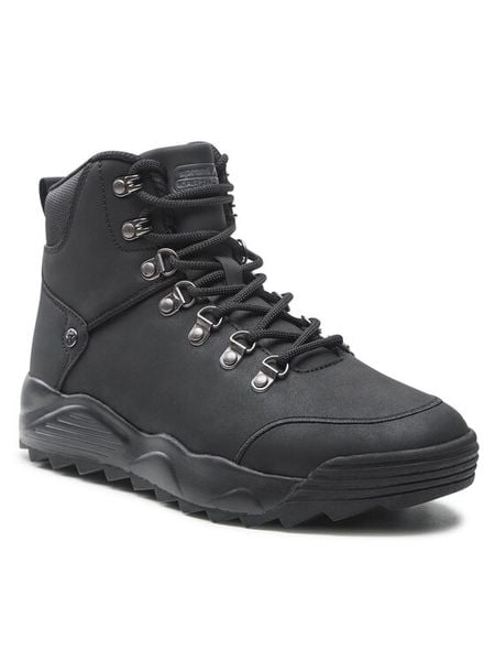 Sprandi Trapery WP07-11748-01 Czarny. Czarne traperki Sprandi, bez wzorów, ze skóry, bez obcasa, bez zapięcia. Za 159.99 zł.