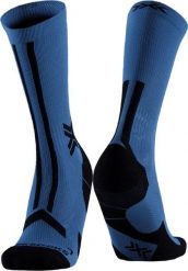 Skarpety X-Socks Trailrun Discover Crew Blue Black. Czarne skarpetki X-Socks, bez wzorów. Za 72.00 zł.