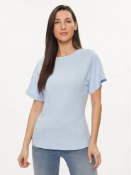 United Colors Of Benetton T-Shirt 3BL0D106A Błękitny Regular Fit. Niebieskie t-shirty United Colors Of Benetton, l, bez wzorów, z bawełny, bez kołnierzyka, bez ramiączek. Za 59.99 zł.