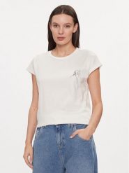 Vero Moda T-Shirt 10298088 Biały Box Fit. Białe t-shirty Vero Moda, s, bez wzorów, z bawełny, bez kołnierzyka, bez ramiączek. Za 39.99 zł.