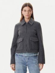 Vero Moda Kurtka przejściowa Safir 10331731 Szary Regular Fit. Szare kurtki Vero Moda, l, bez wzorów, z syntetyku, bez kaptura. Za 219.99 zł.