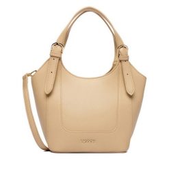 Torebka Lasocki. Brązowe torebki klasyczne Lasocki, bez wzorów, klasyczne, bez dodatków. Za 159.99 zł.