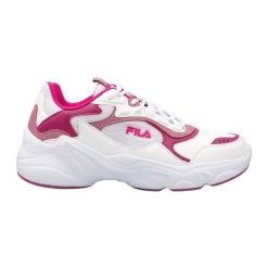 Buty Fila Collene Cb FFW0046 13347 białe. Białe buty treningowe bez wzorów, z syntetyku, bez zapięcia. Za 372.84 zł.