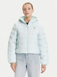 Calvin Klein Jeans Kurtka przejściowa LV047C510G Błękitny Regular Fit. Niebieskie kurtki Calvin Klein Jeans, xs, bez wzorów, z jeansu, bez kaptura. Za 529.99 zł.