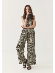 TATUUM Top w kolorze kremowo-czarnym rozmiar: 42. Brązowe topy Tatuum, bez wzorów, bez kołnierzyka, bez ramiączek. Za 109.00 zł.