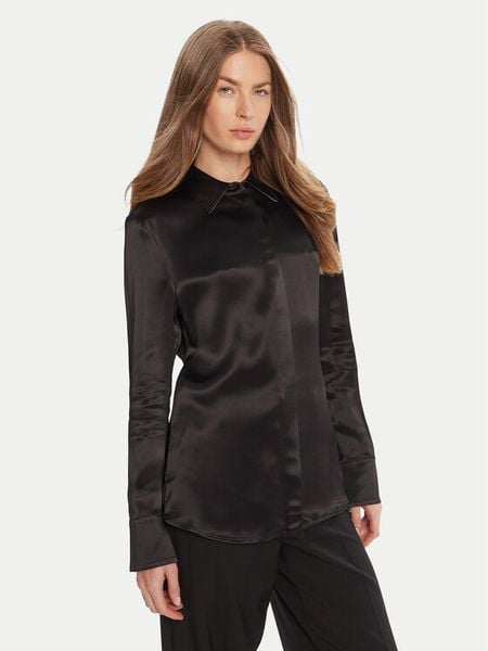 BOSS Koszula Beruta1 50542007 Czarny Regular Fit. Czarne koszule Boss, bez wzorów, z wiskozy, biznesowe, bez kołnierzyka, bez ramiączek. Za 569.00 zł.