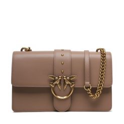 Torebka PINKO. Brązowe listonoszki Pinko, bez wzorów, bez dodatków. Za 1,329.00 zł.