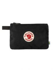 Saszetka Fjallraven Kanken Gear Pocket - black. Czarne nerki i saszetki Fjällräven, bez wzorów, z materiału, małe, bez dodatków. Za 99.99 zł.