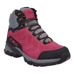Buty trekkingowe damskie CMP Melnick Mid. Czerwone buty trekkingowe CMP, z materiału, za kostkę, bez zapięcia. Za 521.00 zł.