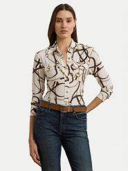 LAUREN RALPH LAUREN Koszula 200963878001 Biały Slim Fit. Białe koszule Lauren Ralph Lauren, xxl, bez wzorów, z syntetyku, bez kołnierzyka, bez ramiączek. Za 469.99 zł.