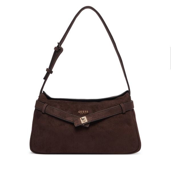 Torebka Guess. Brązowe torebki klasyczne Guess, z aplikacjami, klasyczne, bez dodatków. Za 544.99 zł.