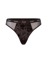 HUGO Stringi Kobiety czarny, XS. Czarne stringi Hugo, bez wzorów. Za 79.95 zł.