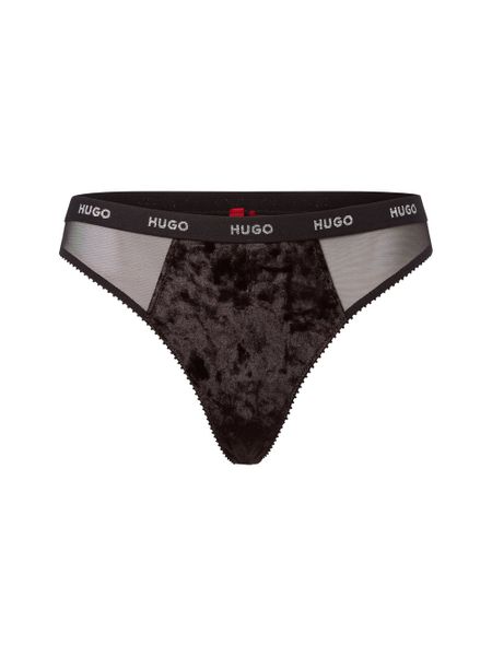 HUGO Stringi Kobiety czarny, XS. Czarne stringi Hugo, bez wzorów. Za 79.95 zł.
